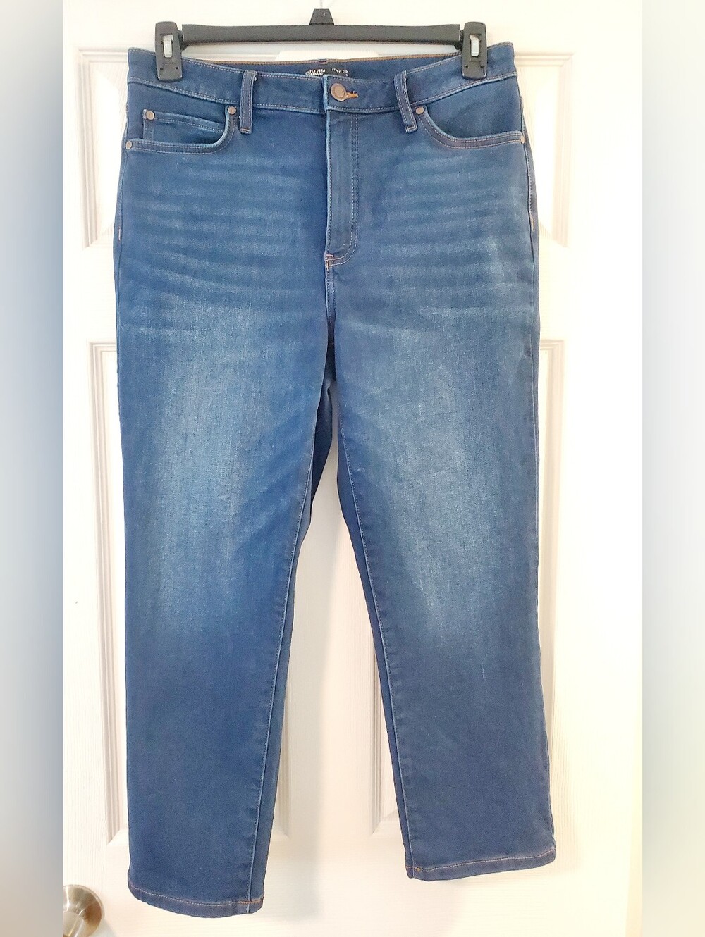 Simply Vera Cropped Jeans High Waist Straight 14